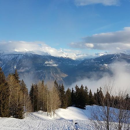 Appartement Clairiere Des Barzettes Avec Vue Magnifique Crans-Montana Kültér fotó