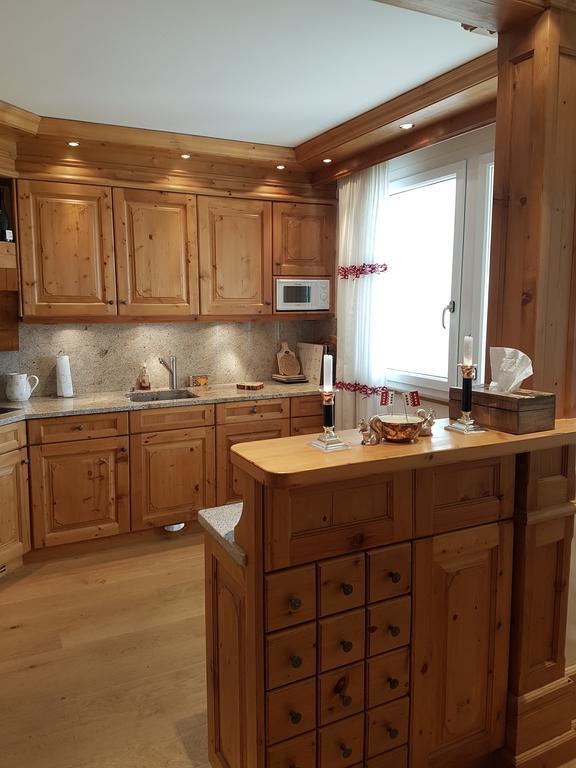 Appartement Clairiere Des Barzettes Avec Vue Magnifique Crans-Montana Kültér fotó